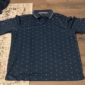 Golf polo Walter hagen XL Navy with light blue turtles